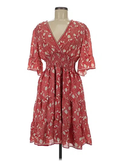 Pre-owned Max Studio Casual Dress In Red