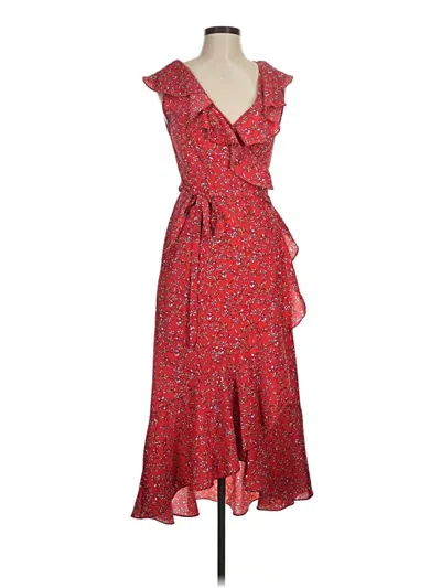 Pre-owned Max Studio Casual Dress In Red