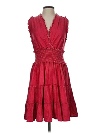 Pre-owned Max Studio Casual Dress In Red