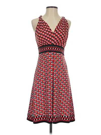 Pre-owned Max Studio Casual Dress In Red