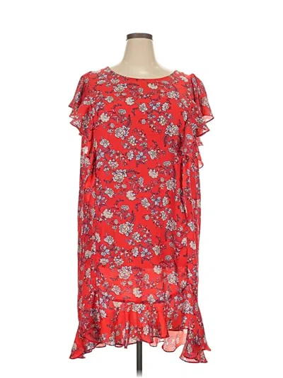 Pre-owned Max Studio Casual Dress In Red