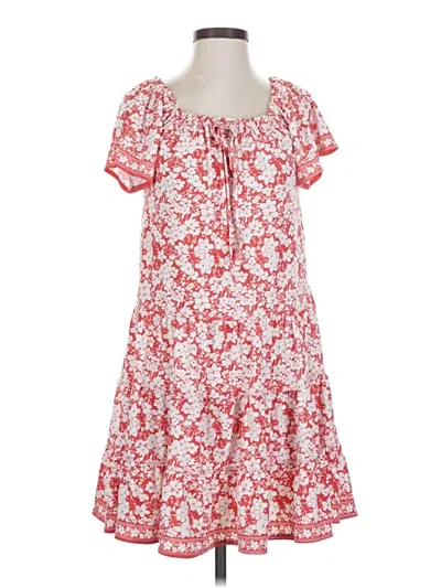 Pre-owned Max Studio Casual Dress In Red