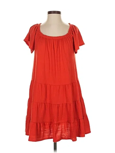 Pre-owned Max Studio Casual Dress In Red