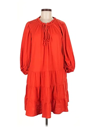Pre-owned Max Studio Casual Dress In Red