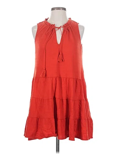 Pre-owned Max Studio Casual Dress In Red