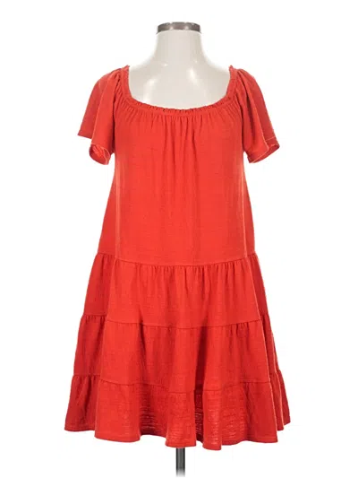 Pre-owned Max Studio Casual Dress In Red
