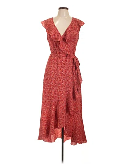Pre-owned Max Studio Casual Dress In Red