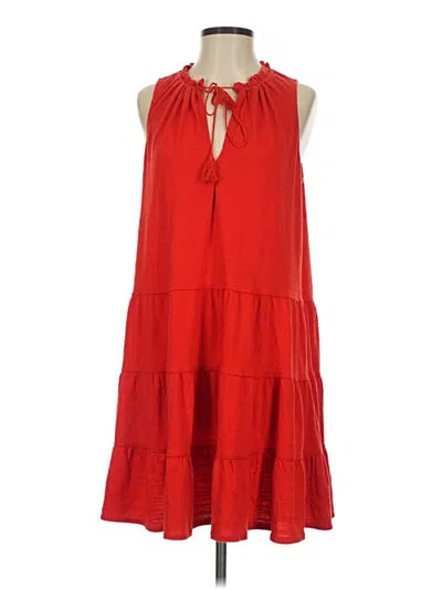 Pre-owned Max Studio Casual Dress In Red