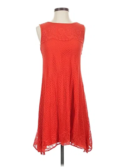 Pre-owned Max Studio Casual Dress In Red