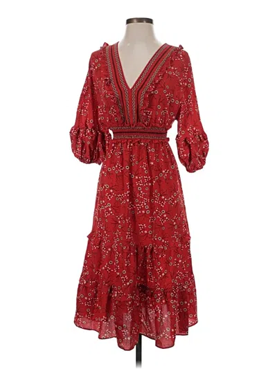 Pre-owned Max Studio Casual Dress In Red