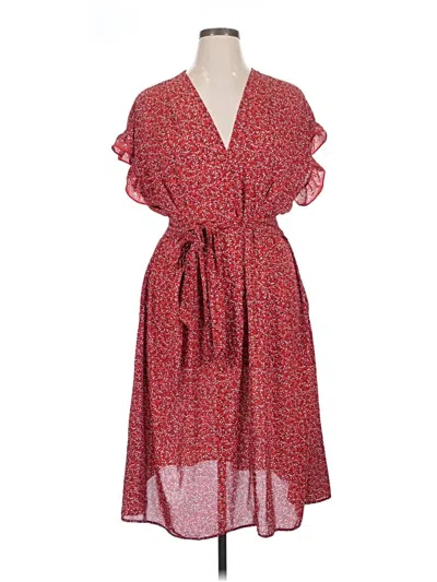 Pre-owned Max Studio Casual Dress In Red