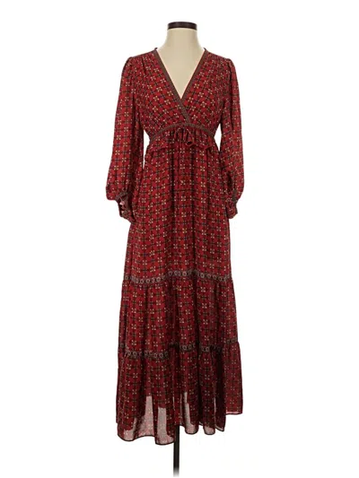 Pre-owned Max Studio Casual Dress In Red