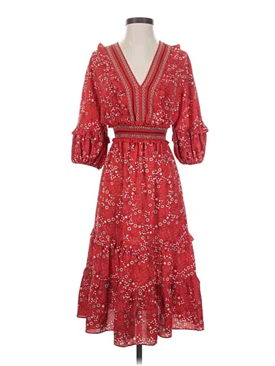 Pre-owned Max Studio Casual Dress In Red