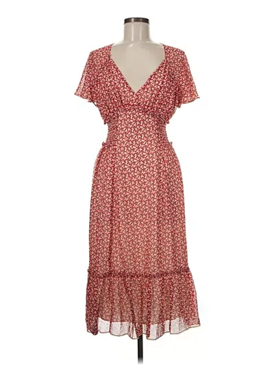 Pre-owned Max Studio Casual Dress In Red
