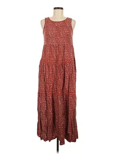 Pre-owned Max Studio Casual Dress In Red
