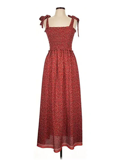 Pre-owned Max Studio Casual Dress In Red