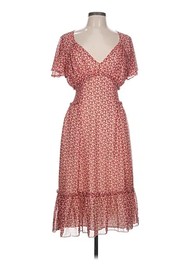 Pre-owned Max Studio Casual Dress In Red