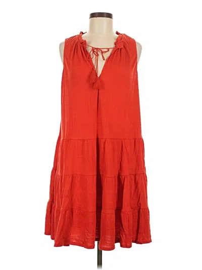 Pre-owned Max Studio Casual Dress In Red