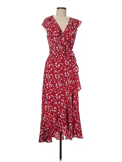 Pre-owned Max Studio Casual Dress In Red