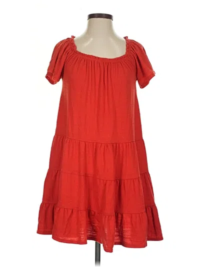 Pre-owned Max Studio Casual Dress In Red