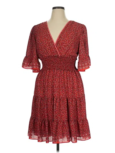 Pre-owned Max Studio Casual Dress In Red