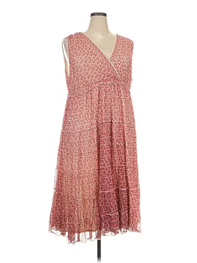 Pre-owned Max Studio Casual Dress In Red