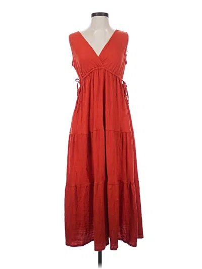 Pre-owned Max Studio Casual Dress In Red