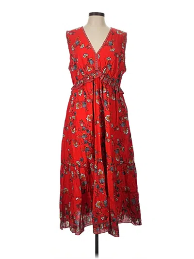 Pre-owned Max Studio Casual Dress In Red