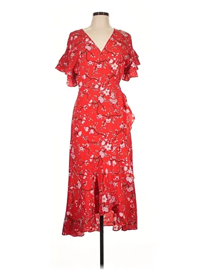 Pre-owned Max Studio Casual Dress In Red