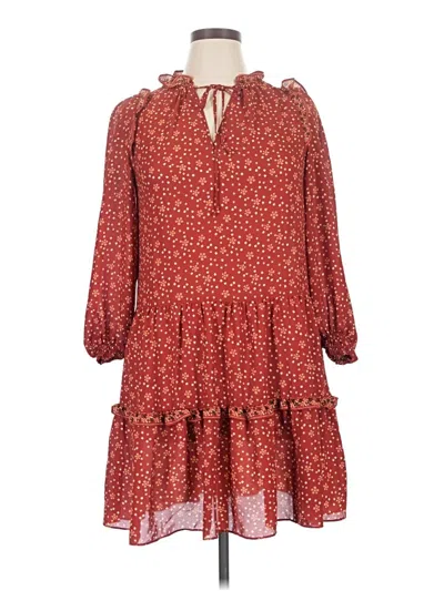 Pre-owned Max Studio Casual Dress In Red