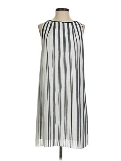 Pre-owned Max Studio Casual Dress In Silver