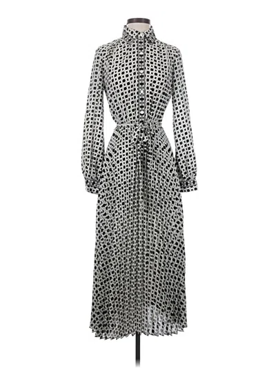 Pre-owned Max Studio Casual Dress In Silver