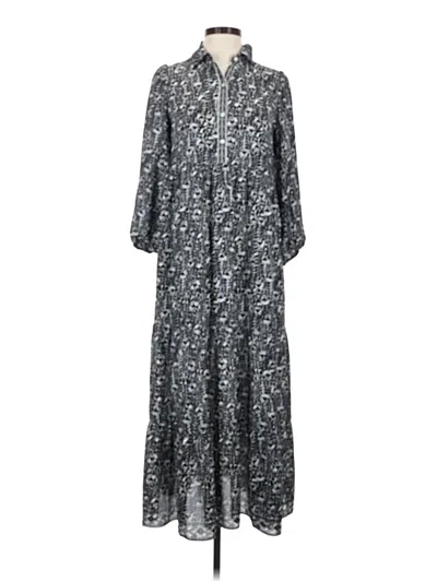 Pre-owned Max Studio Casual Dress In Silver