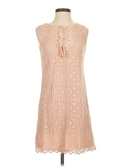 Pre-owned Max Studio Casual Dress In Tan