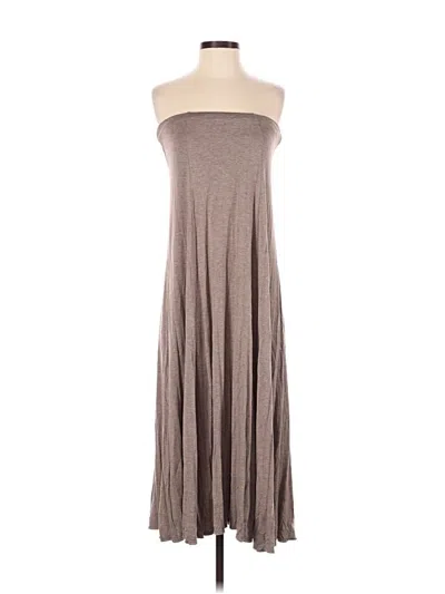 Pre-owned Max Studio Casual Dress In Tan