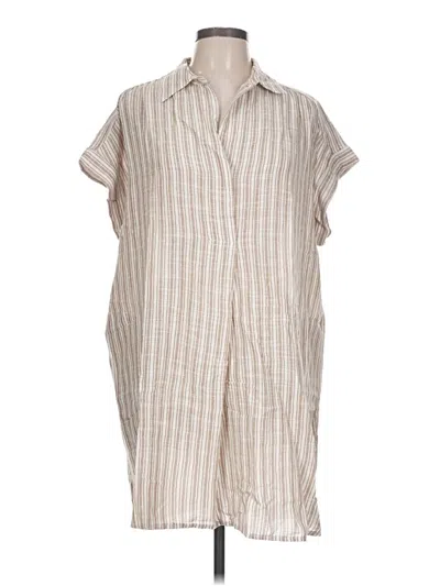 Pre-owned Max Studio Casual Dress In Tan