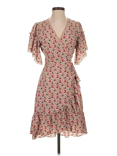 Pre-owned Max Studio Casual Dress In Tan