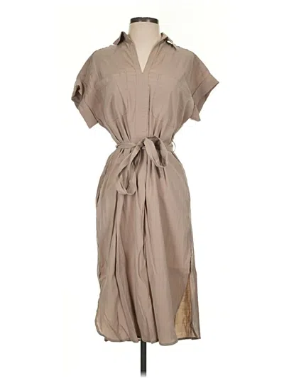 Pre-owned Max Studio Casual Dress In Tan