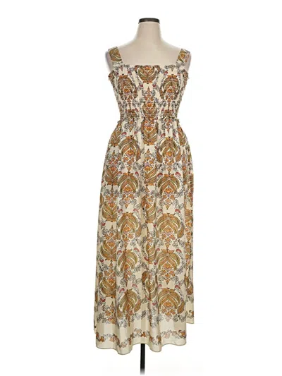 Pre-owned Max Studio Casual Dress In Tan