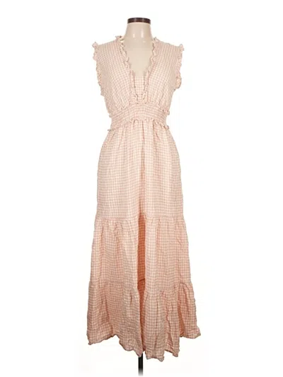Pre-owned Max Studio Casual Dress In Tan