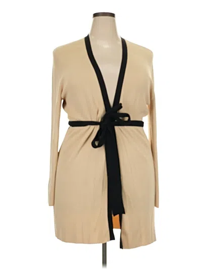 Pre-owned Max Studio Casual Dress In Tan