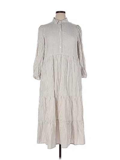 Pre-owned Max Studio Casual Dress In Tan