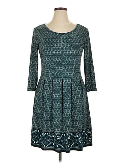 Pre-owned Max Studio Casual Dress In Teal