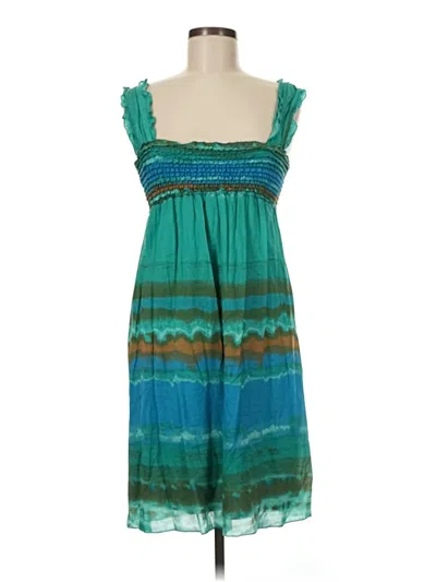 Pre-owned Max Studio Casual Dress In Teal