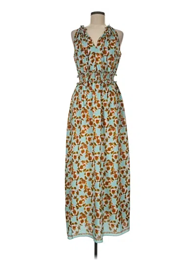 Pre-owned Max Studio Casual Dress In Teal