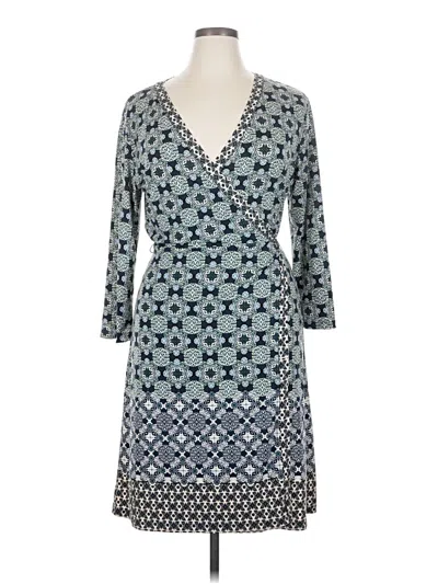 Pre-owned Max Studio Casual Dress In Teal