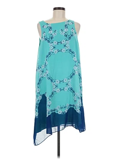 Pre-owned Max Studio Casual Dress In Teal