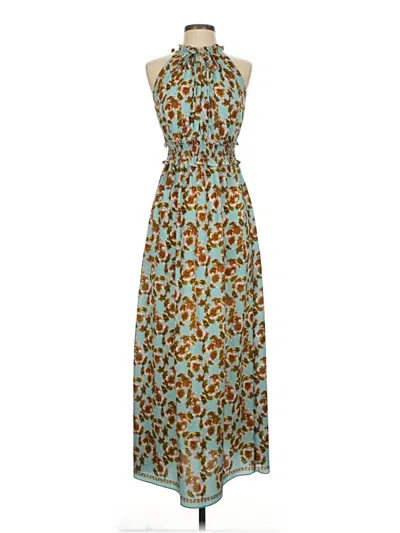 Pre-owned Max Studio Casual Dress In Teal