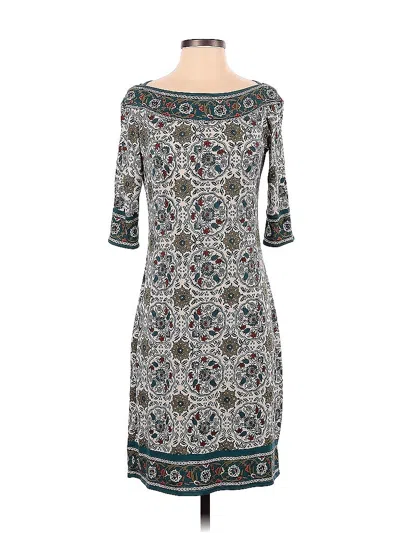 Pre-owned Max Studio Casual Dress In White