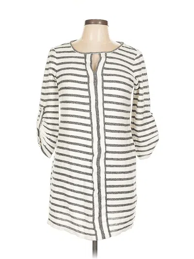 Pre-owned Max Studio Casual Dress In White